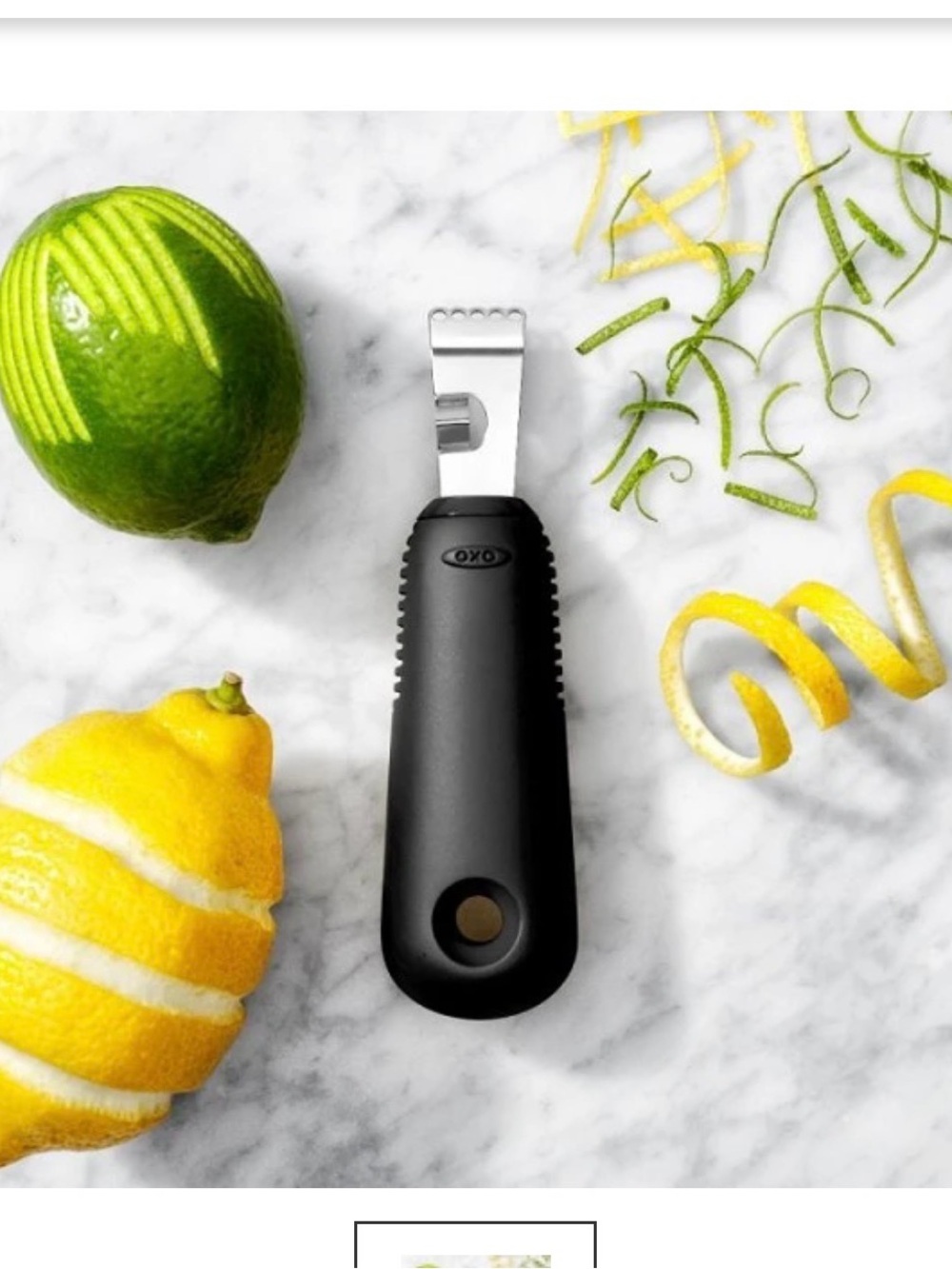 OXO Good Grips Citrus Zester with Channel Knife, Stainless Steel
